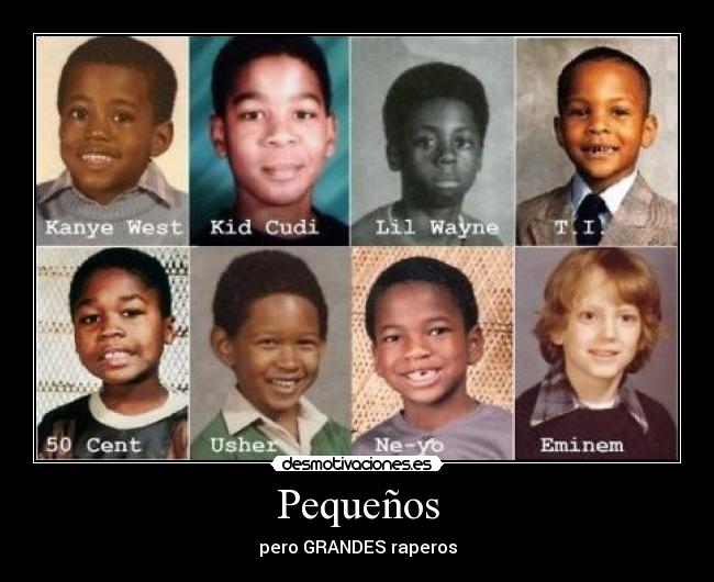 carteles kanye west kid cudi lil wayne cent neyo eminem desmotivaciones