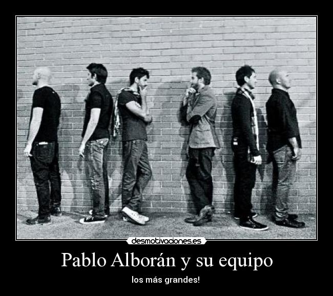 Pablo Alborán y su equipo - los más grandes! ♥