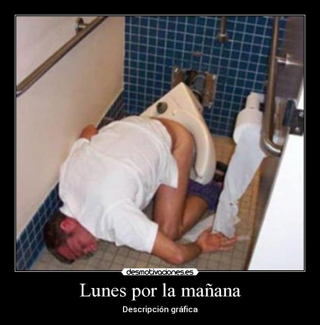 Lunes por la mañana - Descripción gráfica