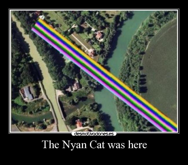 The Nyan Cat was here - 