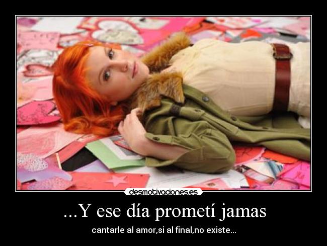 ...Y ese día prometí jamas -