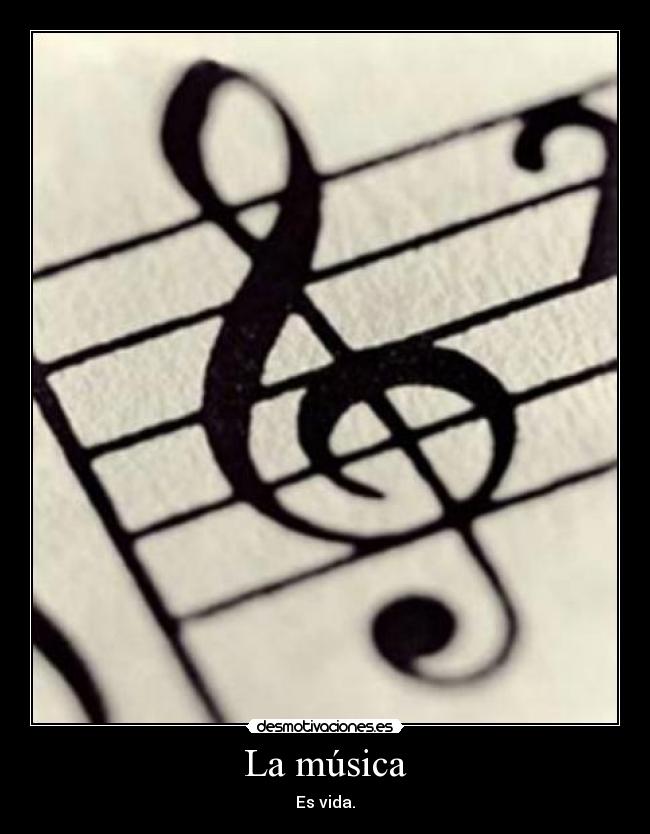 La música -