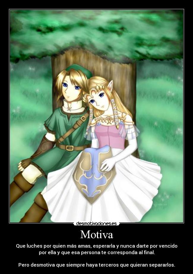 carteles zelda luchar desmotivaciones