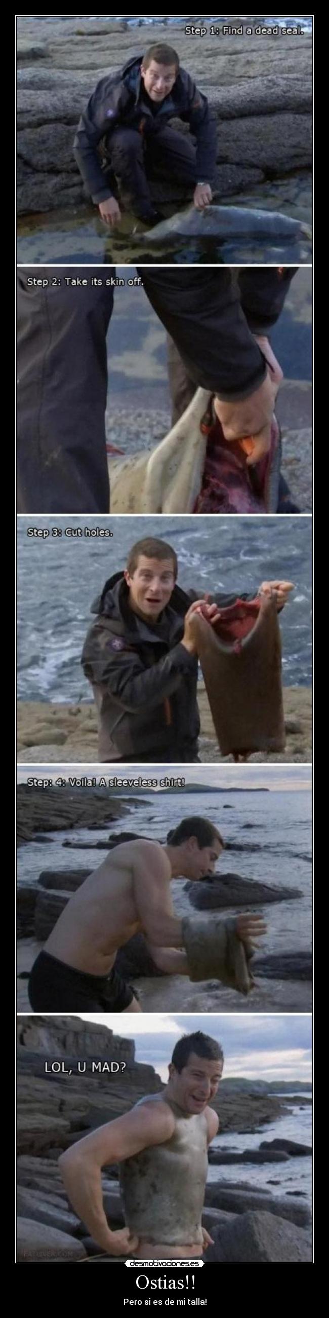 carteles ostias como panes jajaja desmotivaciones