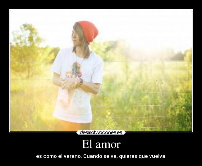 El amor -