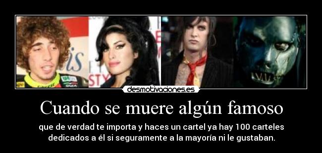 Cuando se muere algún famoso - 