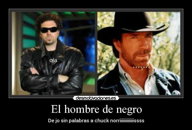 El hombre de negro -