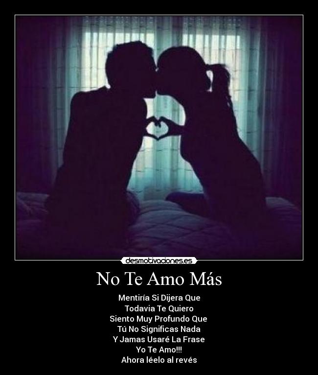 No Te Amo Más - 