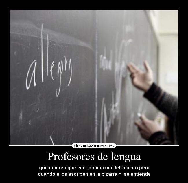 Profesores de lengua - 