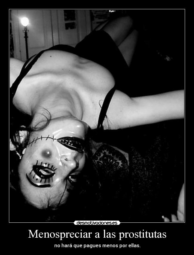 Menospreciar a las prostitutas -