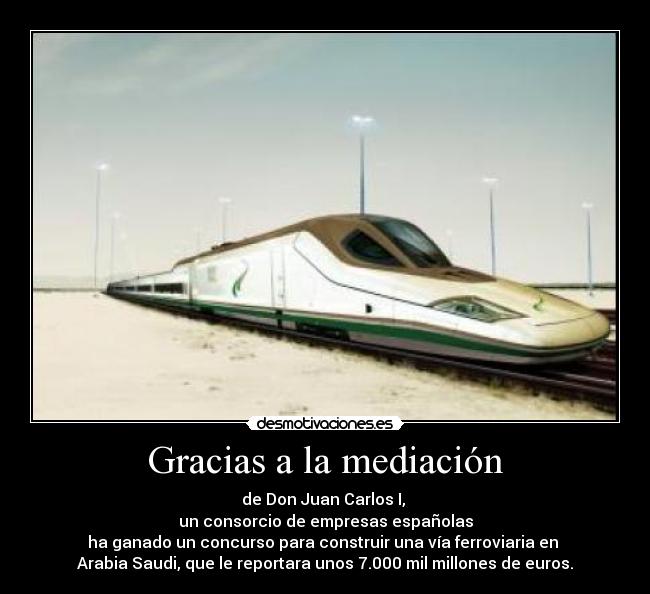 Gracias a la mediación -