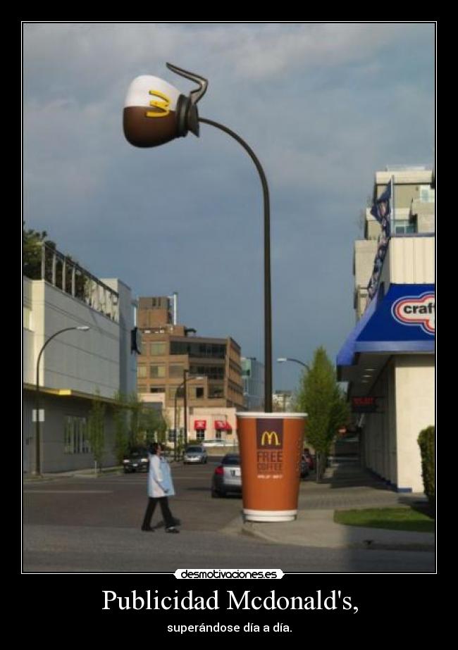 Publicidad Mcdonalds, - 