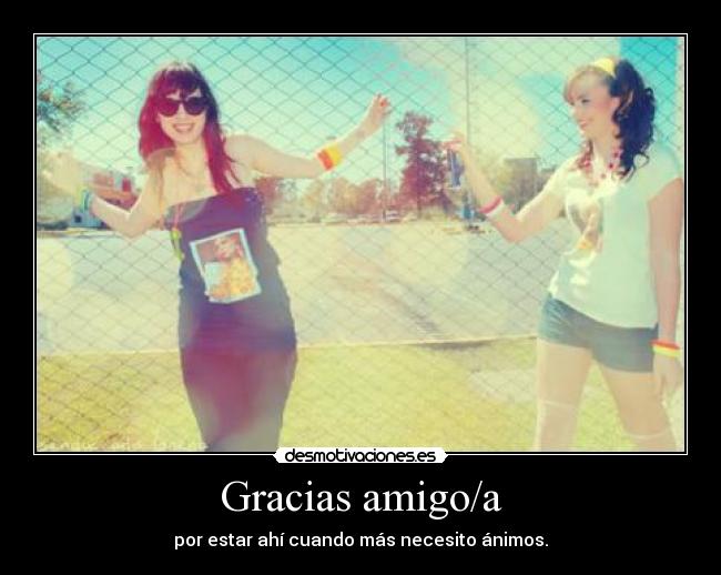 Gracias amigo/a - 