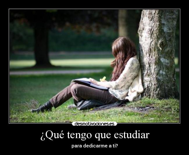¿Qué tengo que estudiar - 