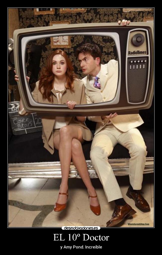 EL 10º Doctor - y Amy Pond. Increible