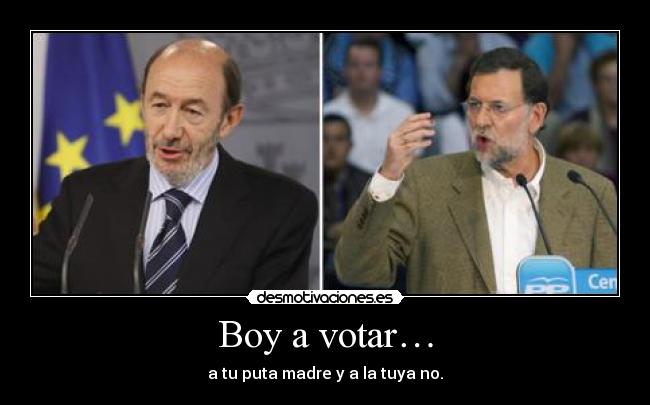Boy a votar… -