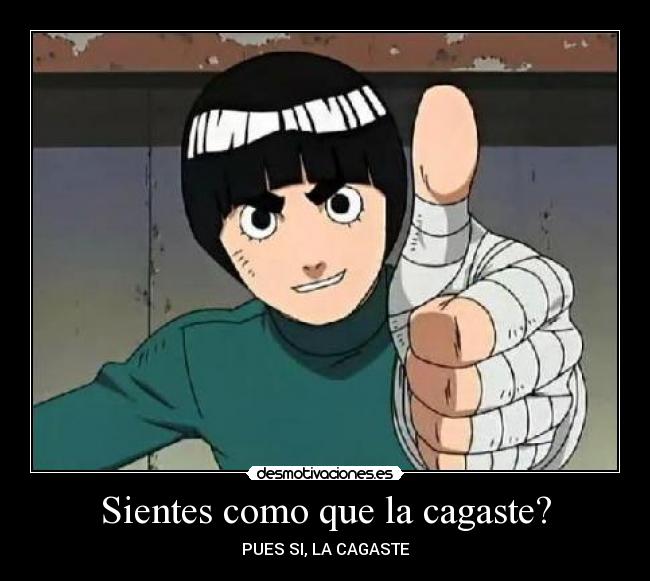 Sientes como que la cagaste? - 