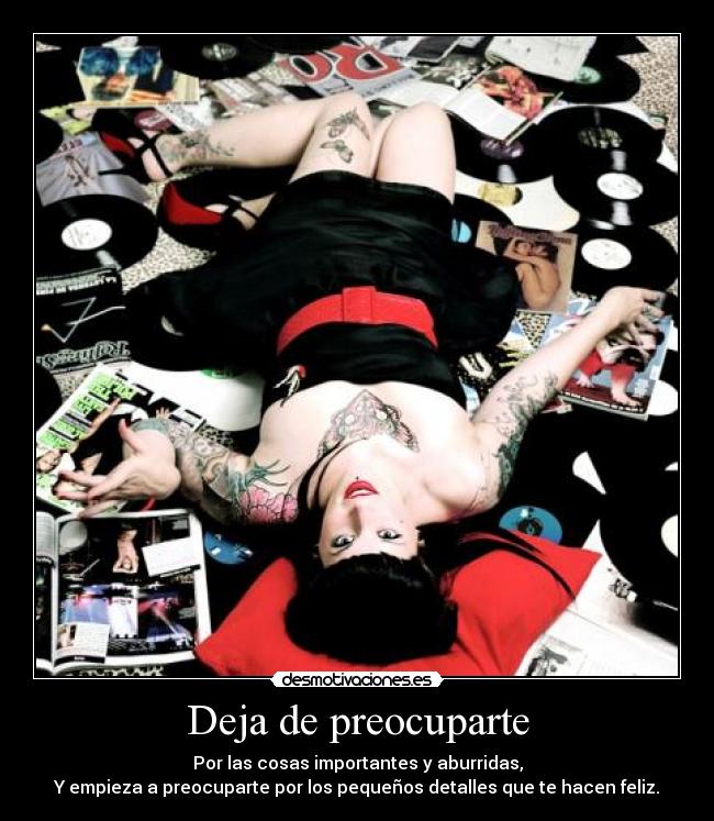 Deja de preocuparte - 