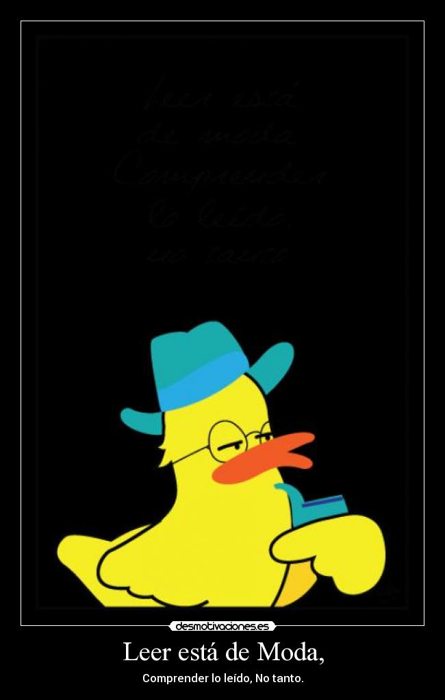 Leer está de Moda, -
