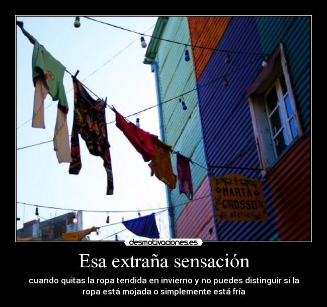 Esa extraña sensación - 