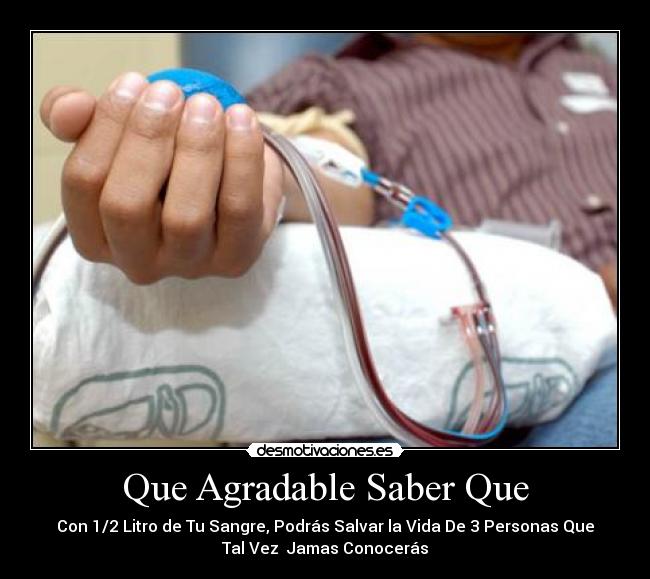 Que Agradable Saber Que -