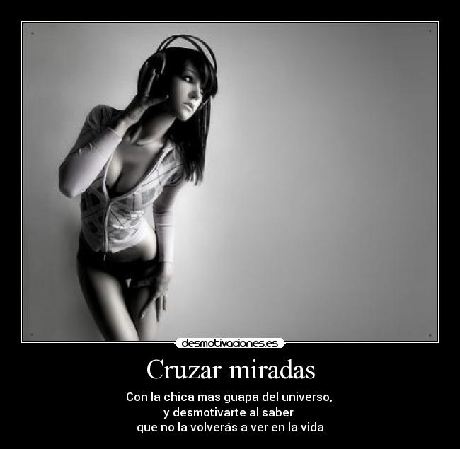 Cruzar miradas - 
