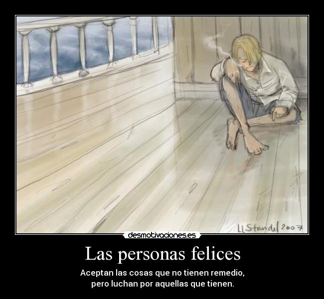 Las personas felices -