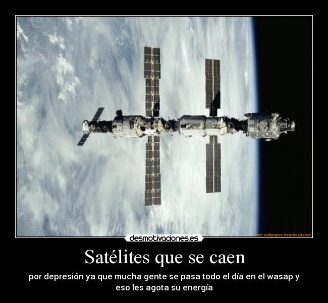 Satélites que se caen -