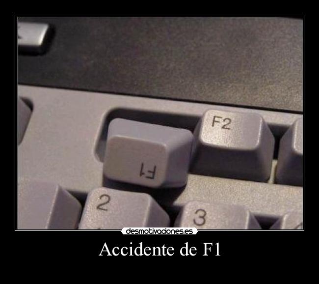 Accidente de F1 -