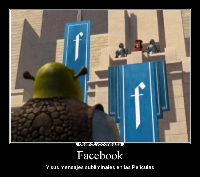 Facebook - Y sus mensajes subliminales en las Películas
