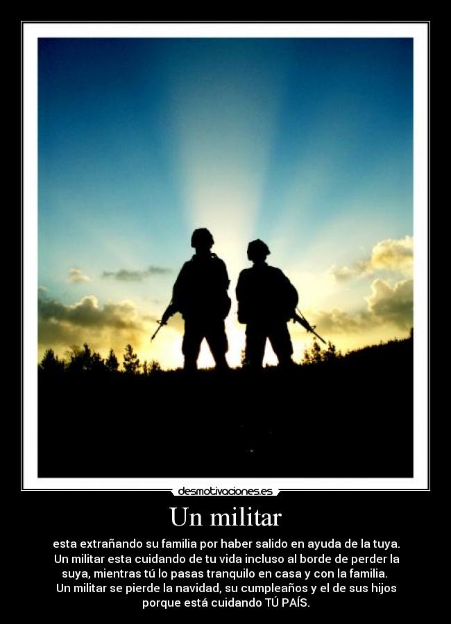 Un militar -