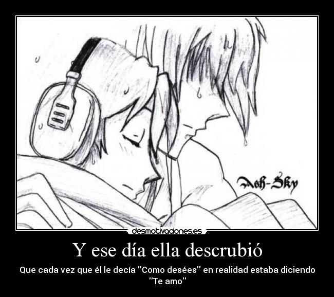 Y ese día ella descrubió -