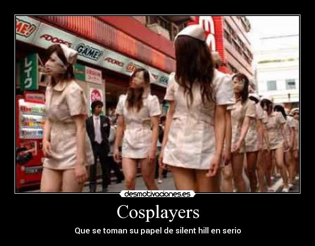 Cosplayers - Que se toman su papel de silent hill en serio