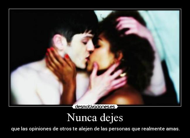 Nunca dejes - 