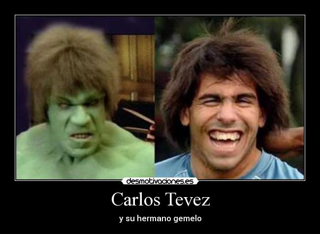Carlos Tevez - y su hermano gemelo