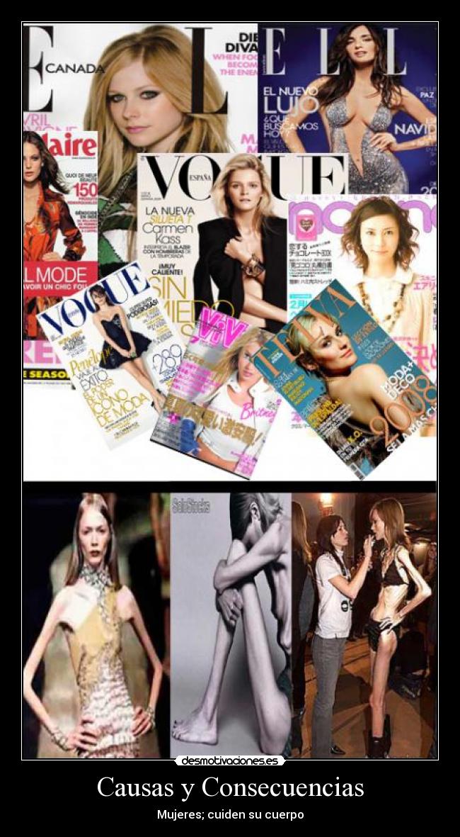 Causas y Consecuencias - Mujeres; cuiden su cuerpo