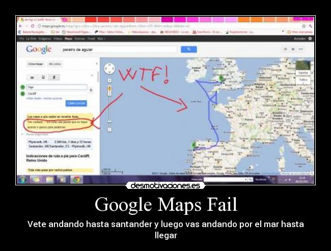 Google Maps Fail -