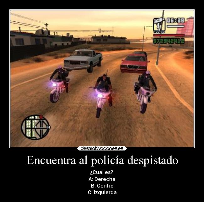 Encuentra al policía despistado - 