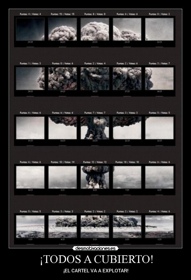 ¡TODOS A CUBIERTO! -