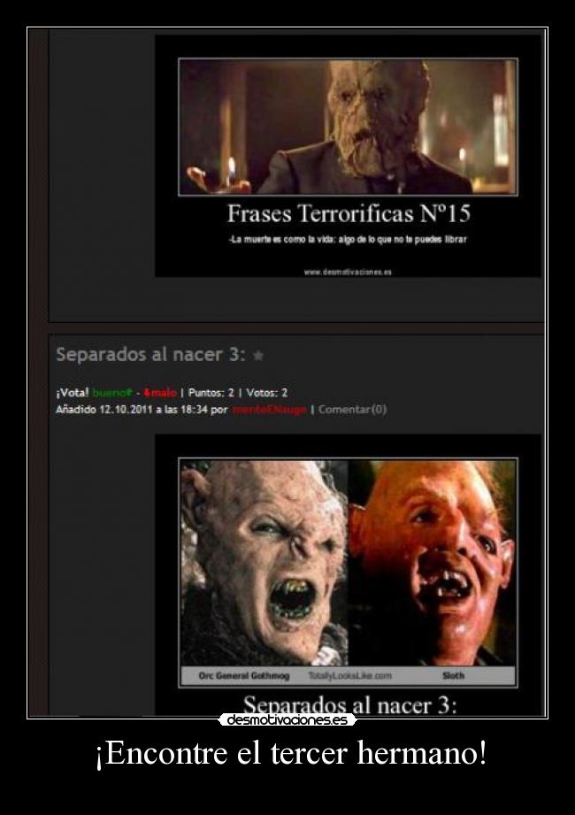 ¡Encontre el tercer hermano! -