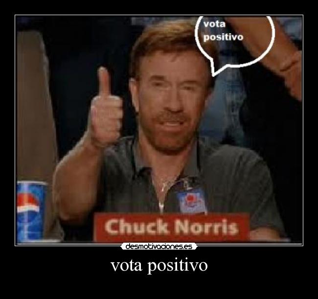 vota positivo -