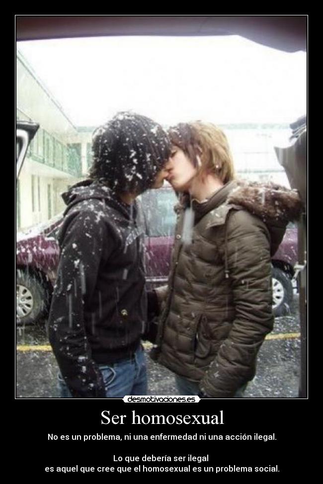 Ser homosexual -