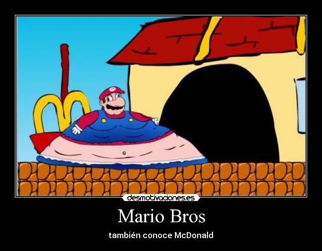 Mario Bros - también conoce McDonald