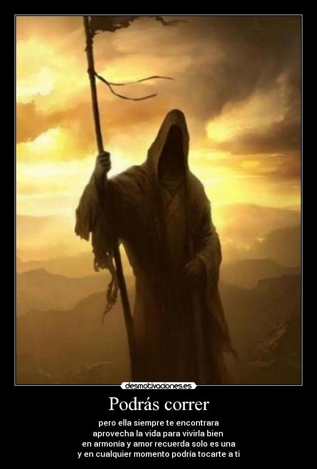 carteles podras correr pero esconderte desmotivaciones