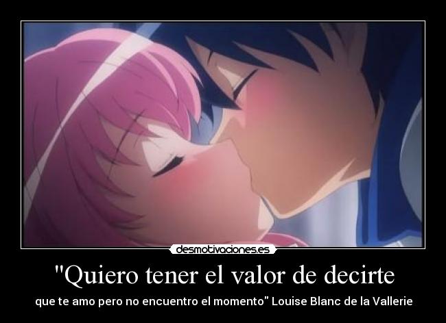 Quiero tener el valor de decirte - 