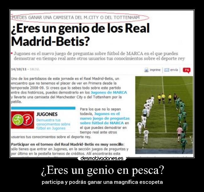 ¿Eres un genio en pesca? -