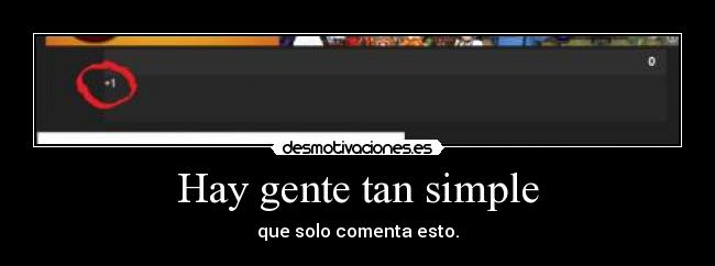 Hay gente tan simple - 