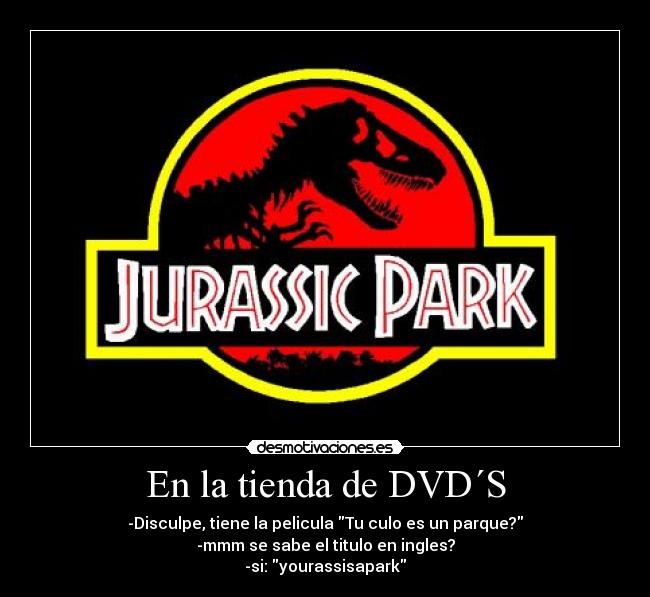 En la tienda de DVD´S -