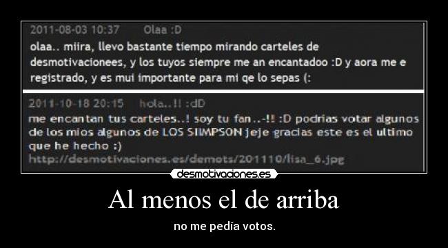 Al menos el de arriba -