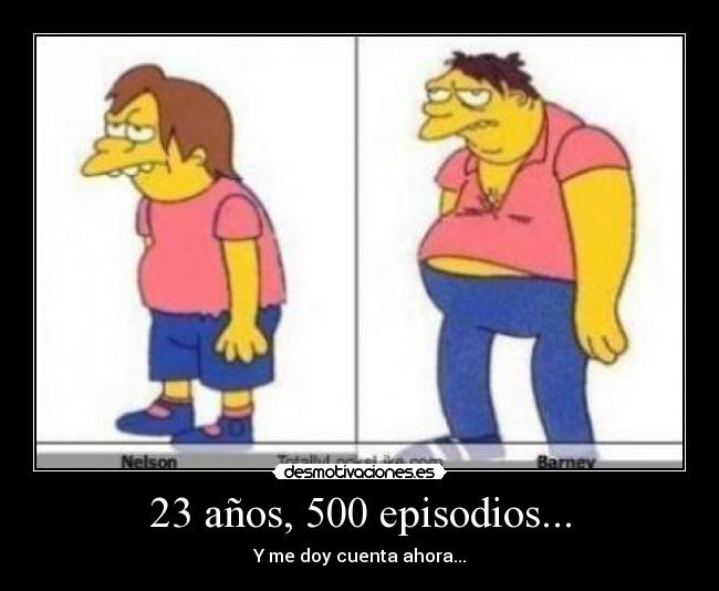 23 años, 500 episodios... - 